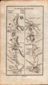 Ireland Rare Antique 1777 Map Downpatrick Carrickfergus Antrim Ballyclare Down.