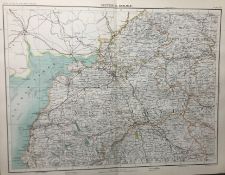 Victorian Antique 1897 Cumbria Carlisle, Dumfries, Durham, Penrith.