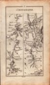 Ireland Rare Antique 1777 Map Antrim Lisburn Belfast Holywood Bangor Etc.