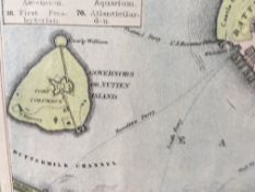 New York City Manhattan Brooklyn Letts Detailed 1883 Antique Map.