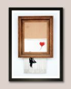 Banksy (Attributed) Copyprint Shredded Balloon Girl Red Balloon (#0502)
