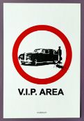 Banksy V.I.P. Area Sticker 2004 SOLD OUT! (#0457)