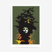 EELUS (b.1979) New Version of ‘Raven Haired’ (Originally Released in 2008) Graffiti/Street/Urban Art