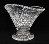 Crystal Art Deco Vase