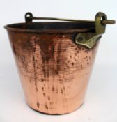 Small Antique 19th c. Copper Milk Bucket