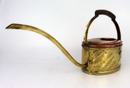 Small Antique Brass & Copper Watering Can