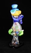 Vintage Venetian Murano Glass Clown