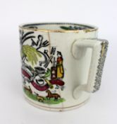 Antique Early 19th c. Farmers Arms Tankard