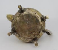 Heavy Silver Plated Footed Tea Pot