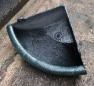Antique Painted Cast Iron Corner Trough