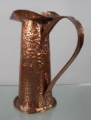 Antique Hammered Copper Jug