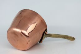 Small Deep Copper Saucepan