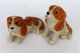 Vintage Staffordshire Dog Salt & Pepper
