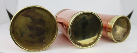 Set of 3 Graduated Antique Copper Ladles