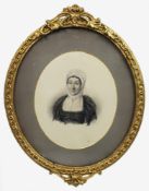Pair of Mid 19th c. Oval Drawings by C.Reimann
