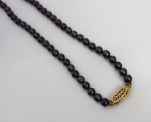 Black Pearl Necklace