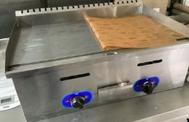 Brand New 2 Burner LPG Hotplate Griddle