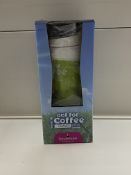 Grunwerg Pioneer Out for Coffee Travel Mug 450ml in Green SVM-450G