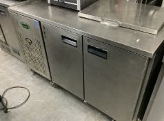 Foster 2 Door Pizza Toppings Fridge
