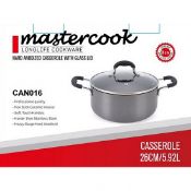 Mastercook 20cm Anodised Casserole