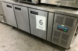 Polar Undercounter 3 Door Fridge
