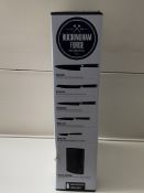 Grunwerg Rockingham Forge 6 Piece Colour Coated Knife Set & Block In Black KK-6003BK