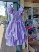 Lilac Childs Vintage Style Bridesmaid Dress Size Approx 7 To 9
