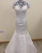 Eternity Bridal Wedding Dress AC635. Size 12 Ivory