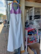 Lilac and White Prom Dress Size Medium Approx 10