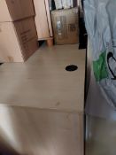 2 x Maple Shop Counter Units. Approx. 55 cm Square