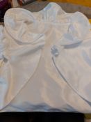 White Taffeta Jacket From Bianco Evento