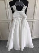Richard Designs childs dress size 1 ivory