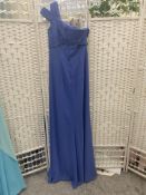 Mary's Bridal Style 7050 size 10 Mediterranean Blue