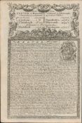 Britannia Depicta E Bowen c1730 Exeter to Barnstable to Ilfracombe Road Map