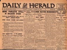 Irish War of Independence Reports IRA, Black & Tans, Hunger Strikes 1920-L.