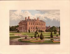 Melton Constable Thetford Norfolk Gilt-Edge Coloured Antique Book Plate.