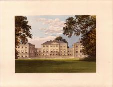 Nuneham Park Abingdon Oxford Gilt-Edge Coloured Antique Book Plate.