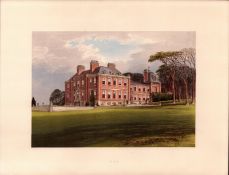 Pynes Exeter Devonshire Gilt-Edge Coloured Antique Book Plate.