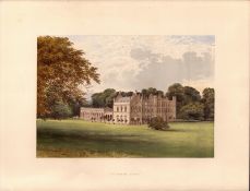Wycombe Abbey Buckinghamshire Gilt-Edge Coloured Antique Book Plate.