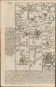 Britannia Depicta E Bowen c1730 Map The Road From London To Yarmouth.