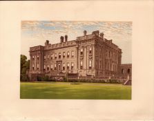 Heythrop Chipping-Norton Oxford Gilt-Edge Coloured Antique Book Plate.