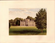 Wolseley Hall Rugeley Staffs Gilt-Edge Coloured Antique Book Plate.