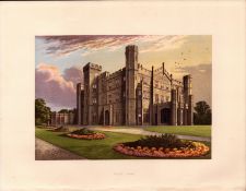 Apley Park Bridgnorth Shropshire Gilt-Edge Coloured Antique Book Plate.