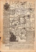 Britannia Depicta c1730 Map Portsmouth Tunbridge Bromley Lewisham.