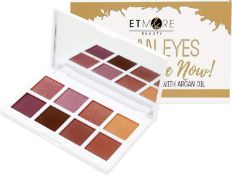 5 X ETMORE ARGAN OIL Eye Shadow Palette - LOOK AT ME NOW. RRP £100 - GRADE A