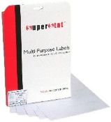 5 Packs Super Stat Laser Labels 8 Per Sheet 100 Sheet