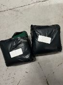 2 Green Trampoline Safety Enclosure Nets 10ft 6 Pole