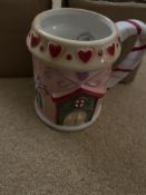 Two Ginger Bread House Mugs