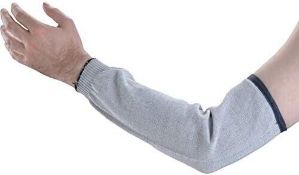 15 Pairs Polyco Blade Runner Cut Resistant Protective Sleeve Grey, Size 14”