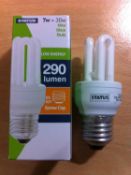 150 x Status 7w = 30w ES Screw In E27 Low Energy Mini Stick Bulb x 15